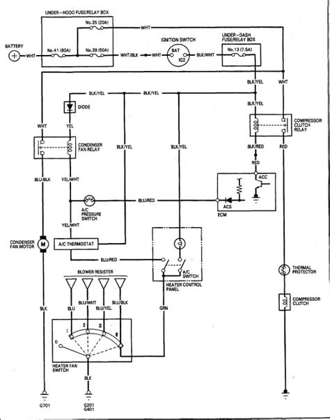 honda civic ac wiring diagram 